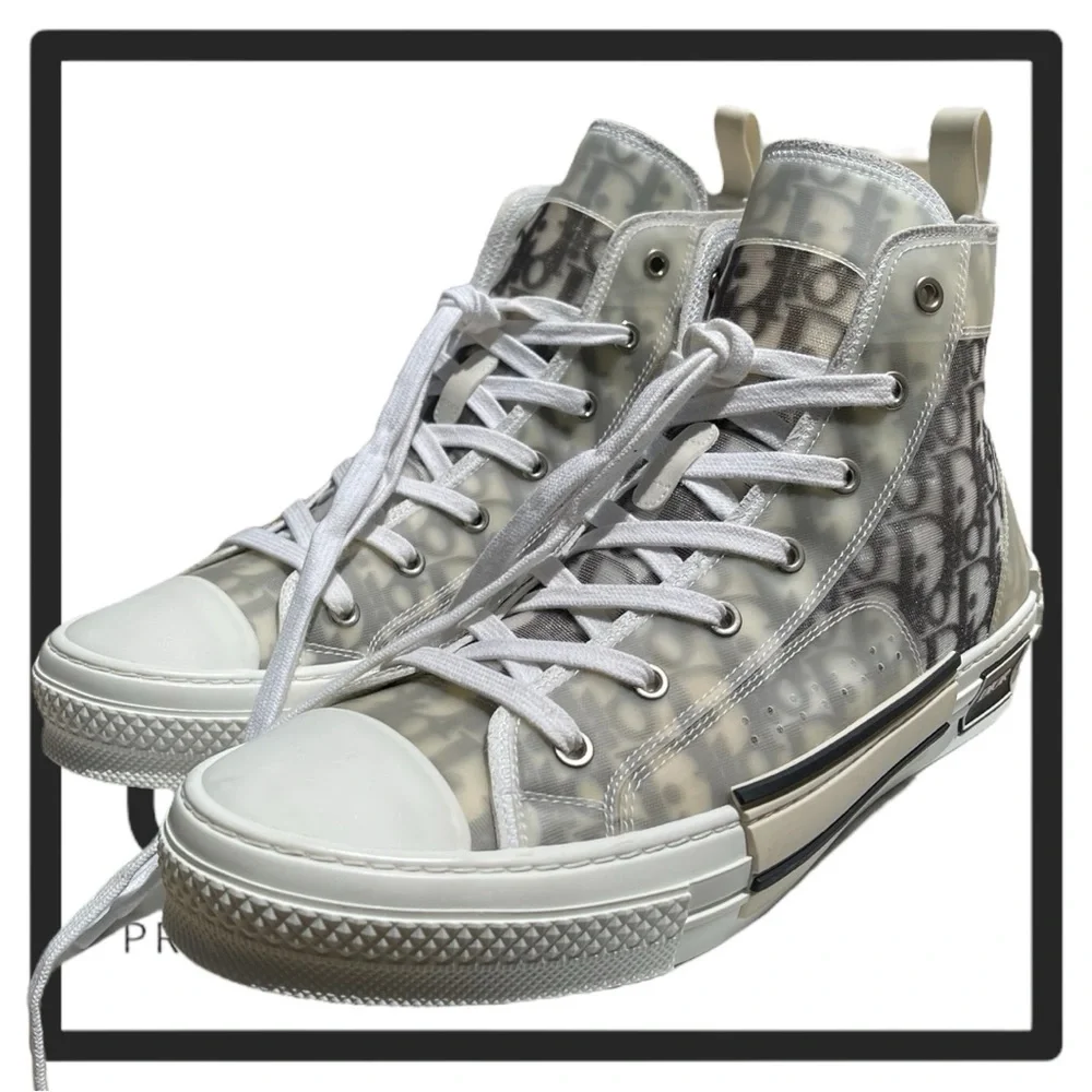 Dior B23 High Top Logo Oblique - Picture 1 of 12